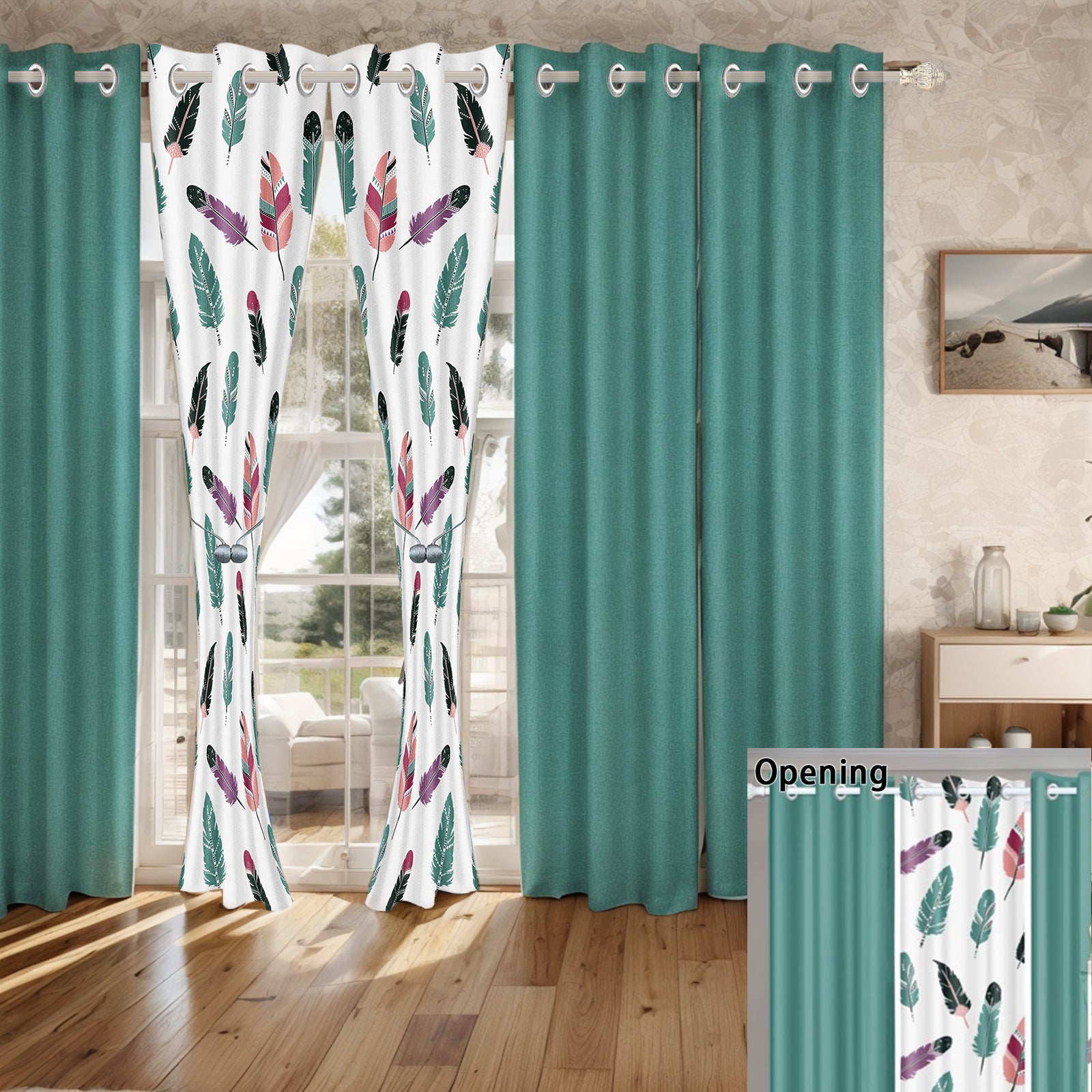light filtering sheer curtains with stainless steel grommets